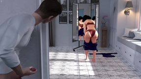 Friends Stepmom Changing Dress 18 Plus Matias Jerking His Cock Watching Her Boobs