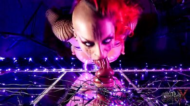 Ritual Of Seed with sloppy goth witch titty fucking POV