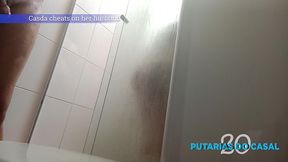 vizinho veio concerta o chuveiro da minha casa