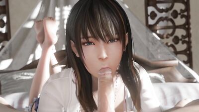 Watch Nanami's uncensored blowjob in this cartoon 3D hentai - Big dick Nanami gets down and dirty