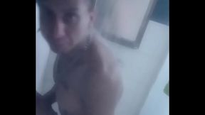Gay Guys Enjoy Hot Shower Blowjobs & Masturbation