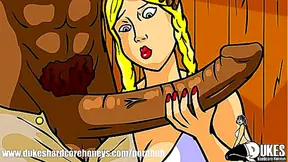 Farmers Wife Thirsts for Massive BBC in Juicy Hentai Tryst