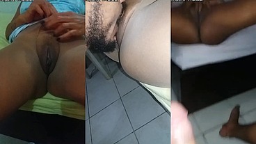 Brincando com a buceta enorme da morena