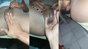 Brincando com a buceta enorme da morena