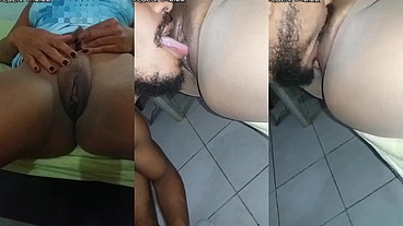 Brincando com a buceta enorme da morena