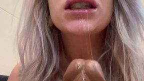 Cock full of drool