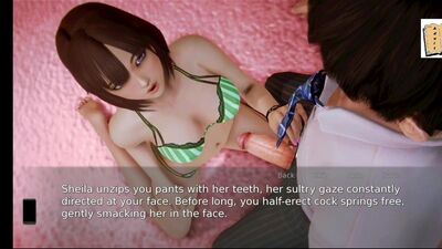 Redhead milf with huge tits gets her pussy drilled by a big dick in Waifu Academy 109