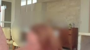 recebendo o comedor na minha cozinha, gozando gostoso no pauzao e ganhando muita porra na cara