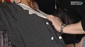 Cheating granny snatches neighbor's cock in her wet pussy