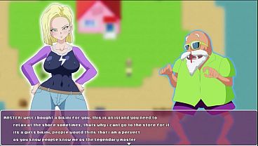 Android Quest for the Balls - Dragon Ball - Android 18 having Fun