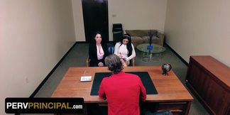 Corrupt Vice Principal Gets Caught Embezzling School Funds And Now Her Ass And Pussy Are On The Line - Alicia Tease (Ryan Mclane, Serena Santos)