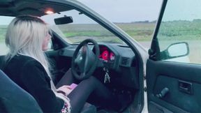 MAKING OF 49 MINUTES of Pure Revving - Leah Long REVVING and PEDAL PUMPING to Keeps the Engine Running in Heels and Stockings