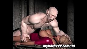 Frightening Zombie Fucks 3D Babe!