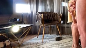 Perfect Body Big Boobs Big Ass Hot Beauty Gives the Impossible Handjob with Multiple Cumshots and Orgasms After Long Edging