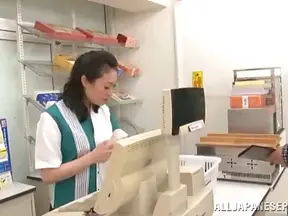 Japanese Shop Assistants Seduce Clients with Steamy Workplace Sex Acts