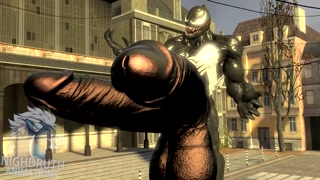 Symbiote LUST, Venom &amp; AntiVenom Muscle growth fuck