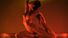 Sweet hottie Alissa Foxy shows off her flexible body shape