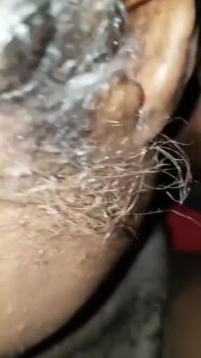Rimming Licking Sucking His Big Black Cock Pounding My Hairy Pussy