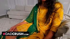 Step Daughter Jasmine Sherni Feels Weird About Her New Stepdad Feeling Up Tits And Ass DadCrush