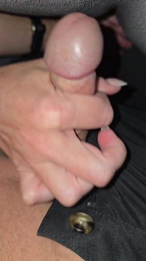 Handjob on the plane with people all around!   Clip 1