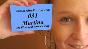 ”Martina's first porn casting”