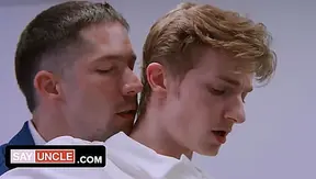 Hot Office Lust Ignites! Twink Takes Charge in Steamy Gay Encounter – Sexerance Pt.1