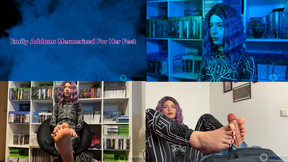 &quot;Emily Addams Mesmerized for her Feet&quot; 1080 Full HD Foot Fetish Magic Control Dildo Footjob