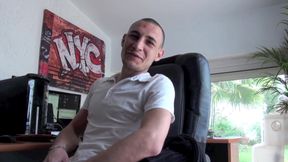 French gay bitch fucked by 2 friends