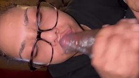 Innocent babe plays 2K then deepthroats BBC