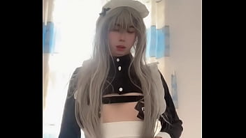 Asian sissy maid