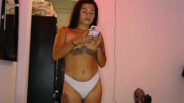 TS Angelique - My first live show in my own house - full version