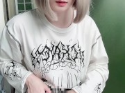 金髪男の娘のエッチなお水遊び♡
