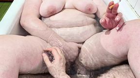 Stepmom Caught Masturbating In Tub &mdash;  Creaming All Over My Dick&#x1F346;