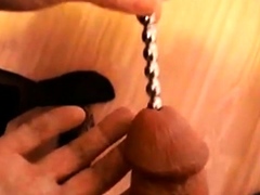 Urethral Sounding by my mistress while standing