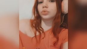 Smoking and playing with face filters