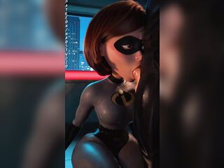 Helen Parr The Incredible mother I'd like to fuck CG Animation