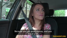 Fake Agent - Horny Spanish Brunette Leyla, Picks up a Guy for Blowjob, Pussy Licking, Fingering & Anal