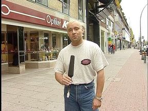 Curly haired girl interviewed