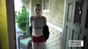 skinny aria haze s pink pussy is licked and fucked by bryan!