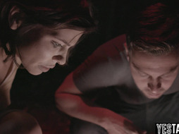 Curious MILF and BF have forest foursome