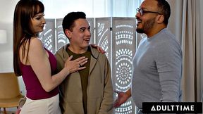 ADULT TIME - MILF Lexi Luna Catches Cheating Husband & Fucks Stepson Right In Front Of Him!