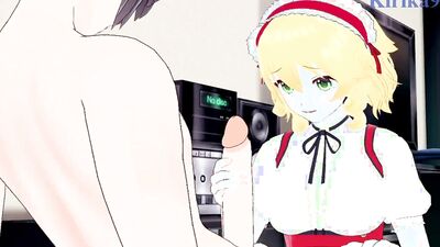 Naughty anime girls Momoka Sakurai and I have a steamy bedroom session!