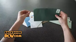 Old ginger Sata Jones rides cock like a horny slut