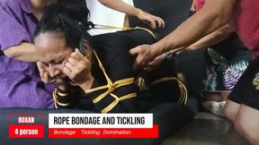 Rope Bondage and Lots of Tickling for a Woman (Cc33)
