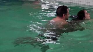 Pool Side Seductress - Sex Ed Teacher Fucks Student Outdoors
