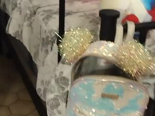 I let pervert masturbate to me during the time that I let him watch up my petticoat and pop balloons with my cigarettes