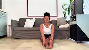 Inner Thigh Stretch with Pantyhose