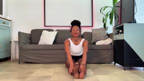 Inner Thigh Stretch with Pantyhose
