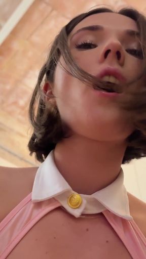 Angel Face with Huge Tits Gives Me a Handjob with Her Tits and Then I Fuck Her Hard POV Ewe Sweet