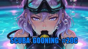 Scuba Gooning #20C: Neoprene Lung Lock: Scuba Mistress Steals Your Breath (Animated, Music)